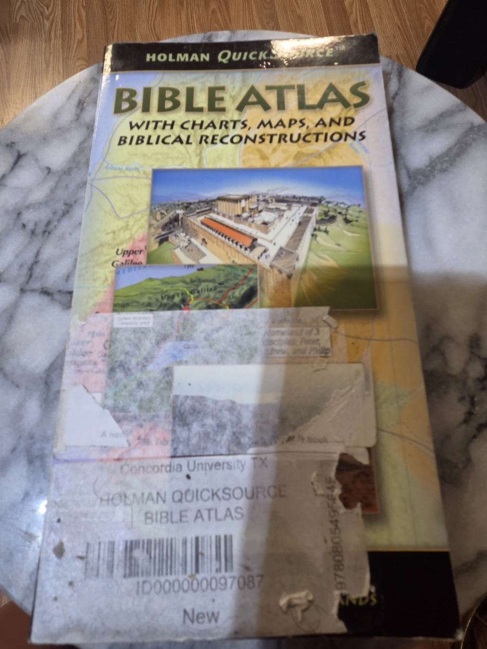 Bible Atlas - Yellow/Gold Cover